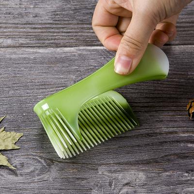 10 Stück Grüne Haarkämme Set für Frauen und Männer Haarstyling-Werkzeug, Grobzahnig, Feinzahniger Frisierkamm