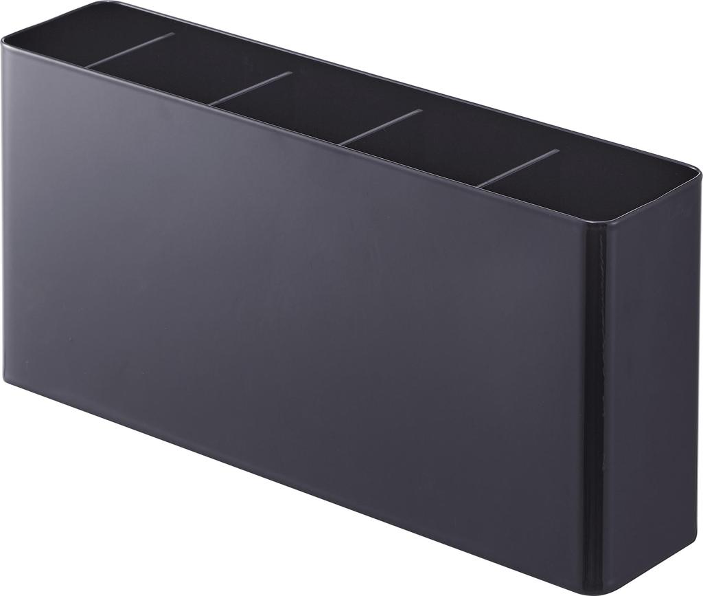 Yamazaki Tower Desktop Tool W30 X X Slim 2025 Stand, Black, Approx. D6.8 H14.3cm, Depth,