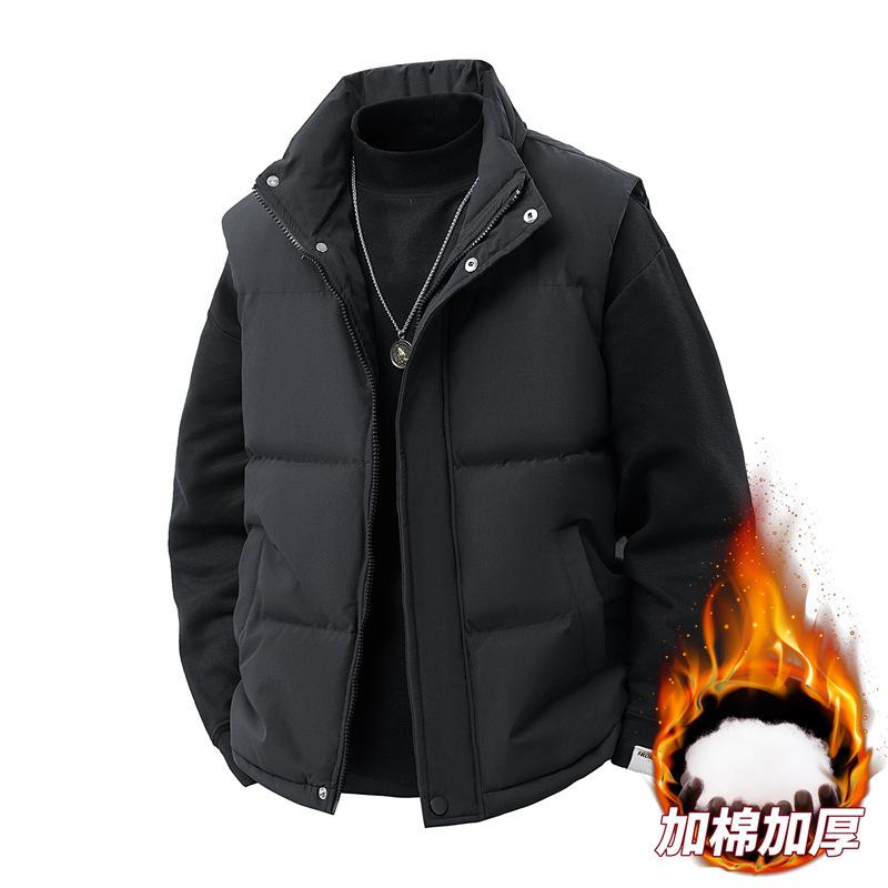 New autumn and winter vest men's vest thermal vest youth sleeveless sports jacket men's vest
