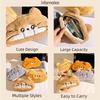 Funny Cat Plush Cat Pencil Case Kawaii Stationery Storage Bag Trendy Cat Pencil Pouch  Student Use