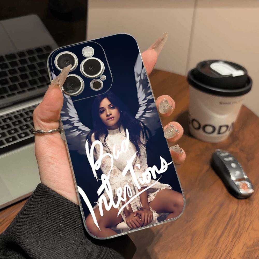 Hot Singer C-Camila C-Cabello Transparent Phone Case For IPhone 17 Air 16 Pro Max 15 14 13 12 11Plus Shockproof Cover