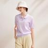 Zhaojun Elegant Jacquard Knit Short Sleeve Top