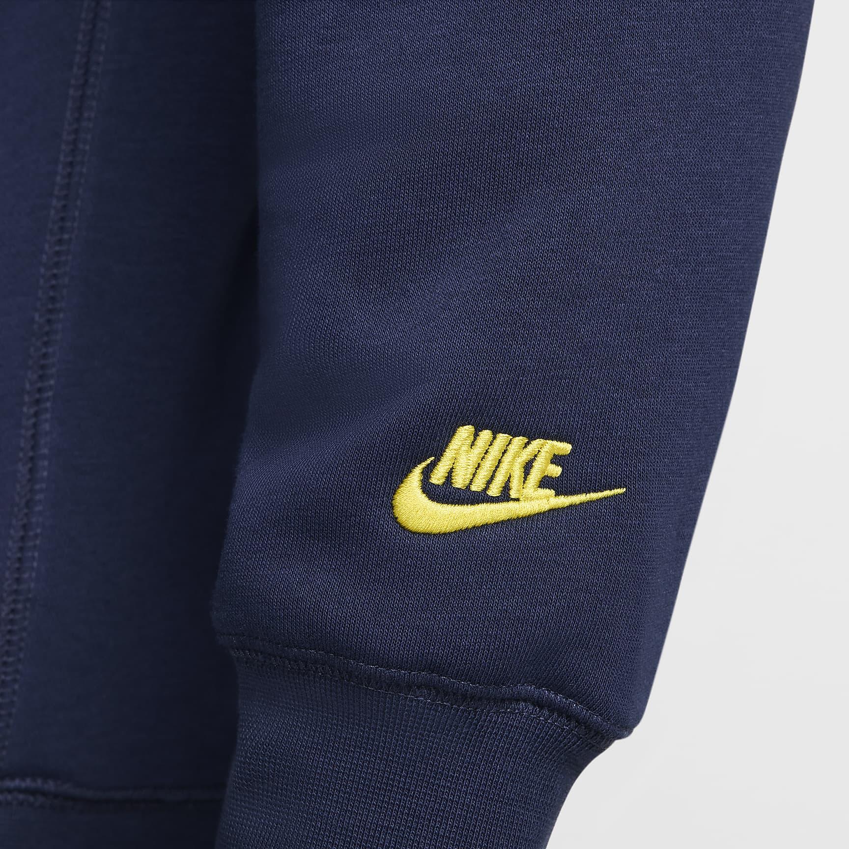 

Nike Fitted Smooth Breathable Long Sleeve Sweatshirt Men tops Midnight-Navy Lightning FZ0765-410 L