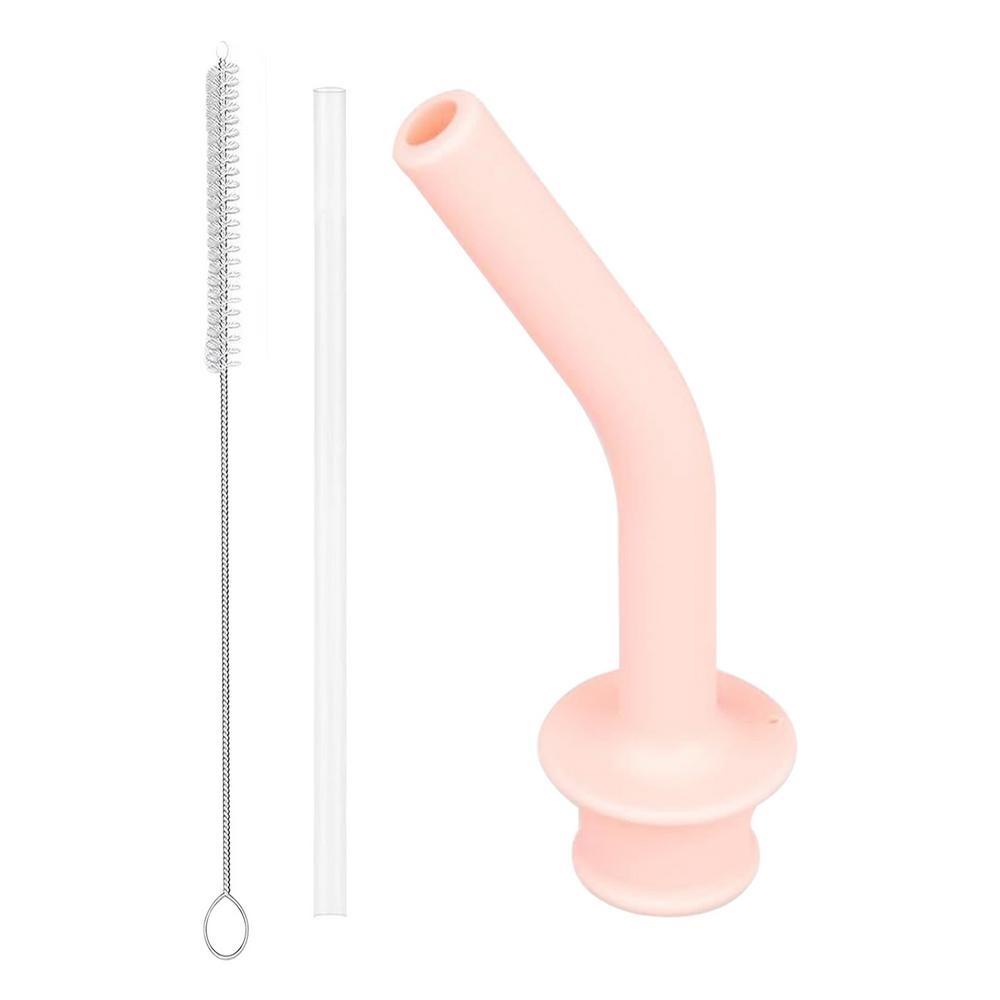 

Соломинка большого диаметра Силиконовый наконечник для соломинки для Stanley 20/28/32/40 унций для аксессуаров для стакана Stanley розовый