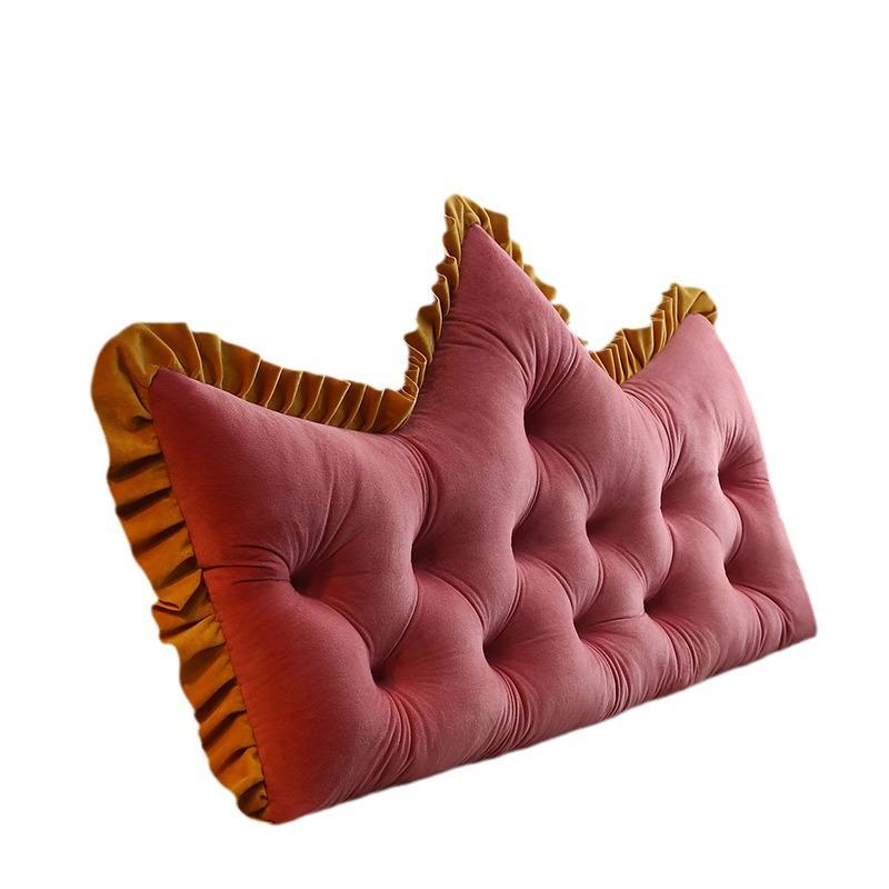 Prinzessinnenkrone Schlafzimmer Rückenlehnenkissen - Weiches Kopfteilkissen für Tatamibett