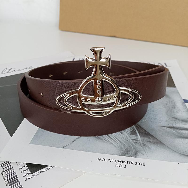 Four Seasons Available New Belt Women'S Leather Fashion Versatile Jeans Belt Decoration With Skirt, Suit, Sweater Waist Cover