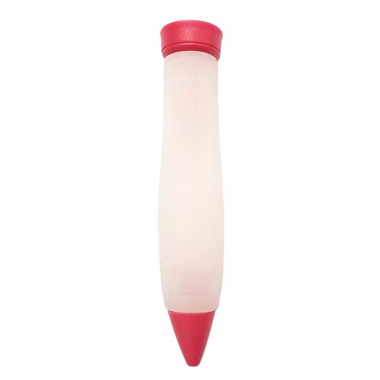 

Baking Decoration Pen Thickened Silicone Piping Pen Reusable Chocolate Jam Dressing Pen for Baking And Salad Food красный