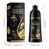 Ginger Ginseng Black Dyeing 500ml Natural Blackchestnut Brown Skin Care Products
