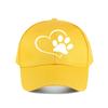 Heart Paw Print Baseball Cap Baseball Cap Fashion Unisex Sunhat Womens Outdoor Sports Snapback Cap