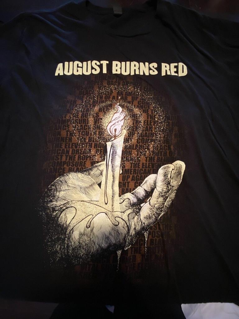 August Burns Red Band Schwarzes Shirt Unisex Konzert S bis 5XL SG781