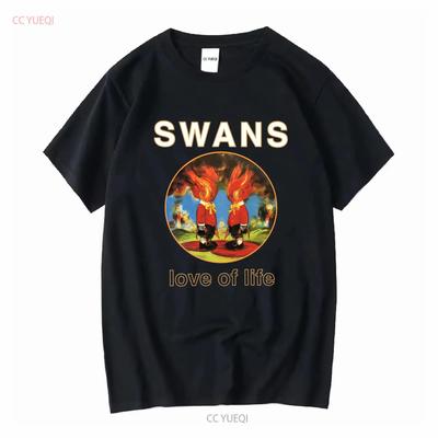 T-shirt Swans Band Love of Life Liste des pistes Toutes tailles S 5XL BE2770 manches longues ou courtes vintage Lavé vêtements de designer