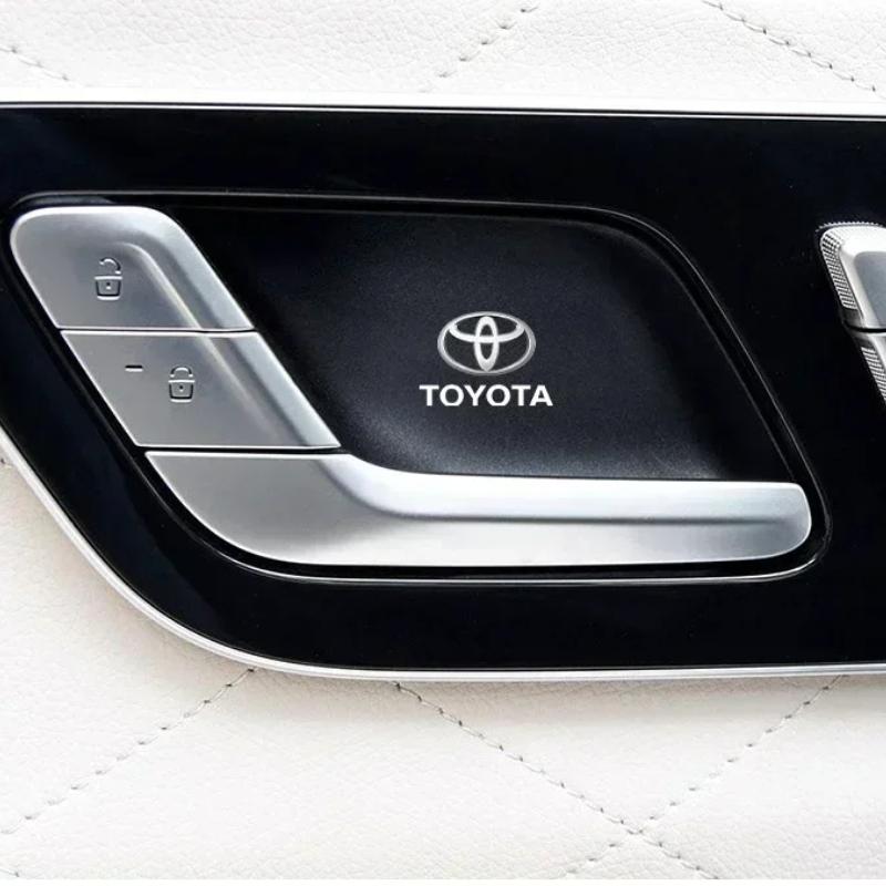 New Car Interior Sticker Central Control Decals Emblem Badge for Toyota TRD Logo Corolla Chr Avensis Yaris Camry Racing