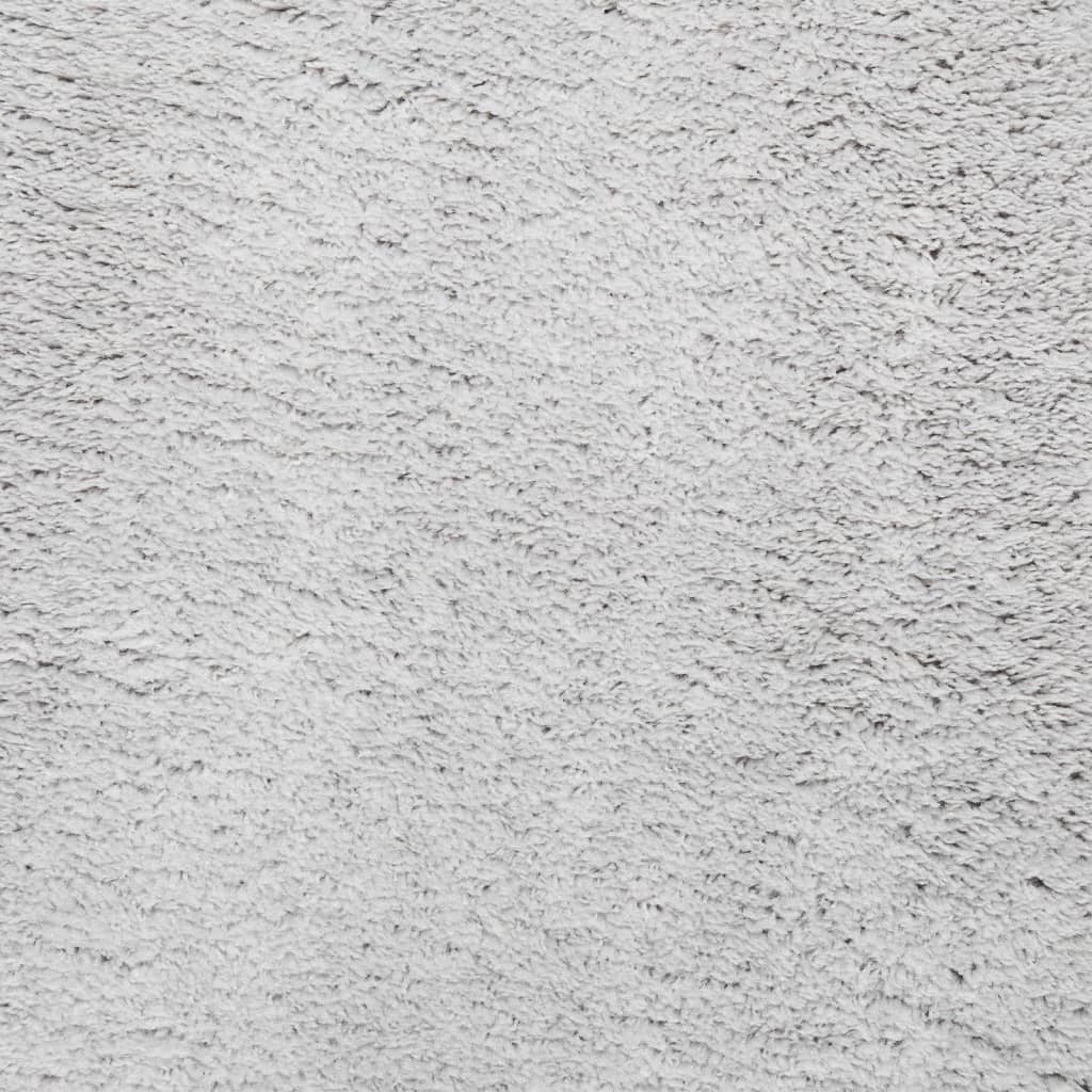 HUARTE Rug Short Pile Soft and Washable Gray Ø 80 Cm