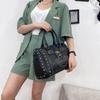Versatile Shoulder Bag Rivet Messenger Bag for Teen Girl Handbag Crossbody Bag