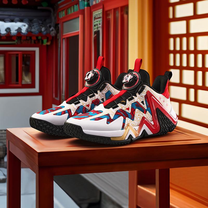 Anta Kids Reverse Scale 3.0 Trendy Comfortable Professional Sports Shoes Non-Slip Wear-Resistant Breathable Low-Top Kids Basketball Shoes A12511108