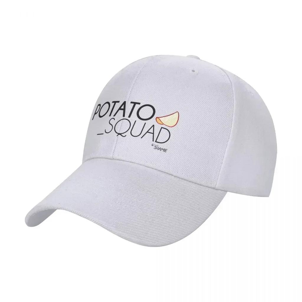 Potato Squad in black Baseball Cap golf hat genuine designer cap Men's Baseball Women's