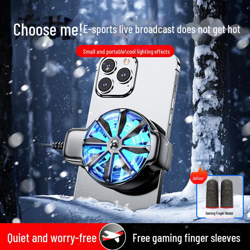 Transparent Mobile Phone Radiator DY68: Silent, Universal, Portable Wind Cooler for Fast Heat Dissipation