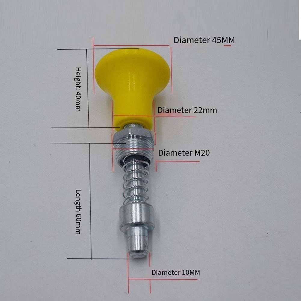 40*25mm Sleeve Size Exercise Bike Knob Pull Pin Replacement