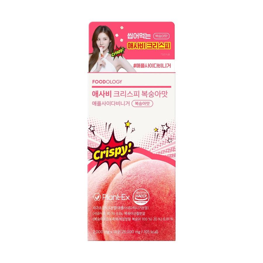 FOODOLOGY Apple Cider Vinegar Crispy #Peach 14 Sticks Crispy #Peach