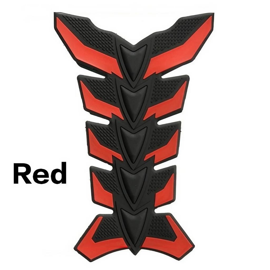 Motorcycle Oil Tank Stickers Car-styling 3D Carbon Fiber Motorcycle Tank Pad Tankpad Protector Sticker Fish Bone Style