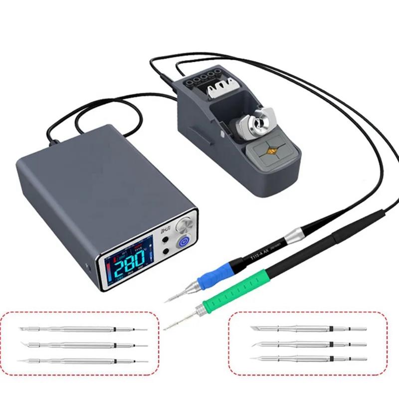 Intelligent T3B Soldering Station Electric Set With Handle And Welding Iron Tips For SMD BGA Repair US Plug T3B-T210