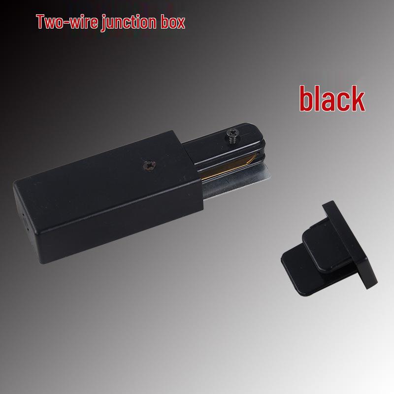 Track Power Junction Box - Dual/Triple Wire Connector for Square Track Lighting