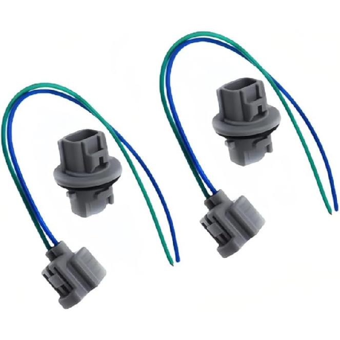 90075-60028 2 Set Turn Signal Socket and Pigtail Connector, Trun Signal Light Socket with 2 Wire Pigtail Fits for Toyota 4Runner 2003-2005,