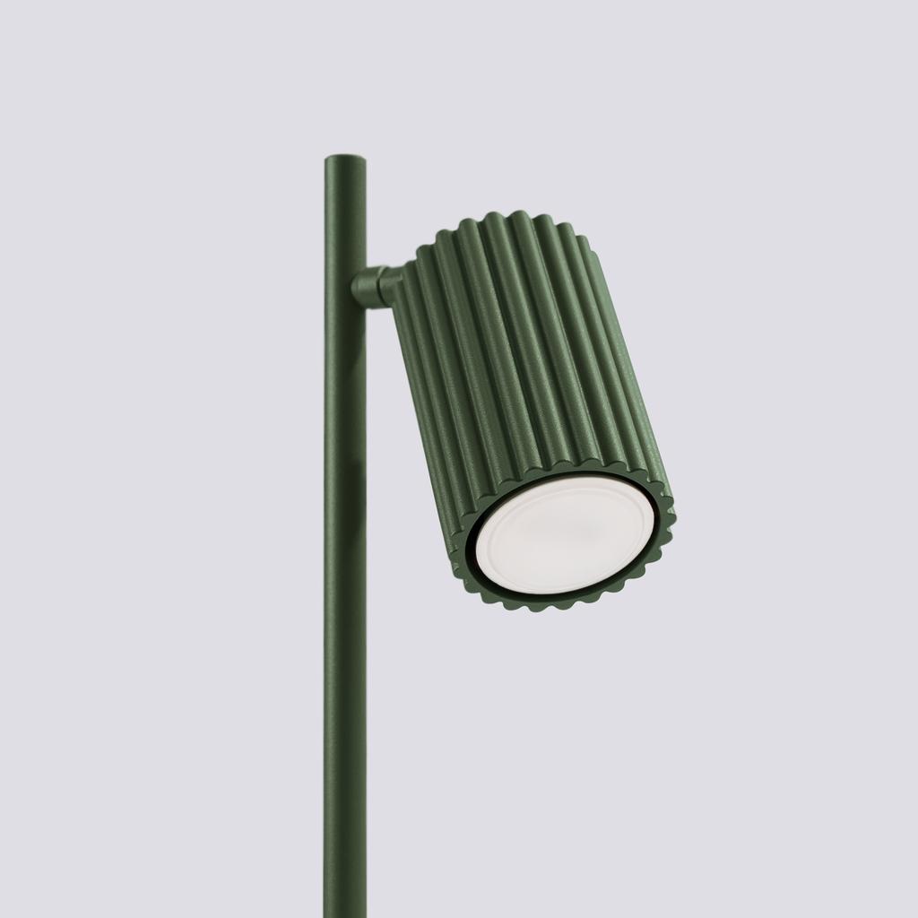 Lampa Biurkowa Amber 1 Gu10 Zielony Oliwkowy Alu Lumilo 16.309.24