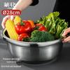 Chahua Zhenxiang 28cm Edelstahl Mehrzweckschüssel