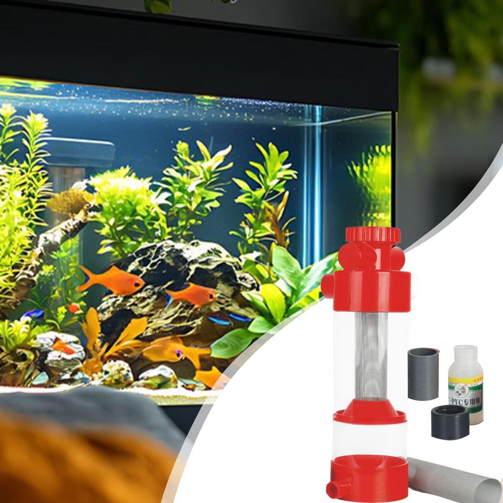 Fischabfall-Sammler Fischabfall-Reiniger Filter Externer Separator Reinigungswerkzeug Für Zuchtbecken Betta Garnelen Wartung