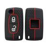 2 Button Silicone Car Key Ring Cover Case Holder For Peugeot 206 308 3008 Expert Partner Citroen C3 Pluriel Picasso Berlingo