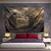 Jesus and Tree Pattern Tapestry Decorative Wall Hanging for Bedroom and Living Room Home Decor