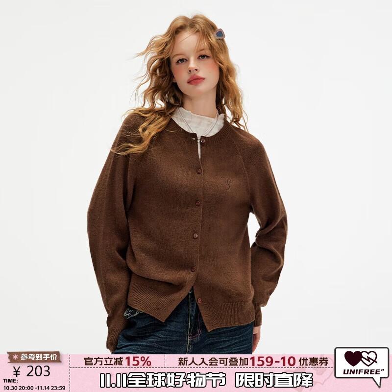 

UNIFREE Women s Korean Style Knitted Cardigan One Size