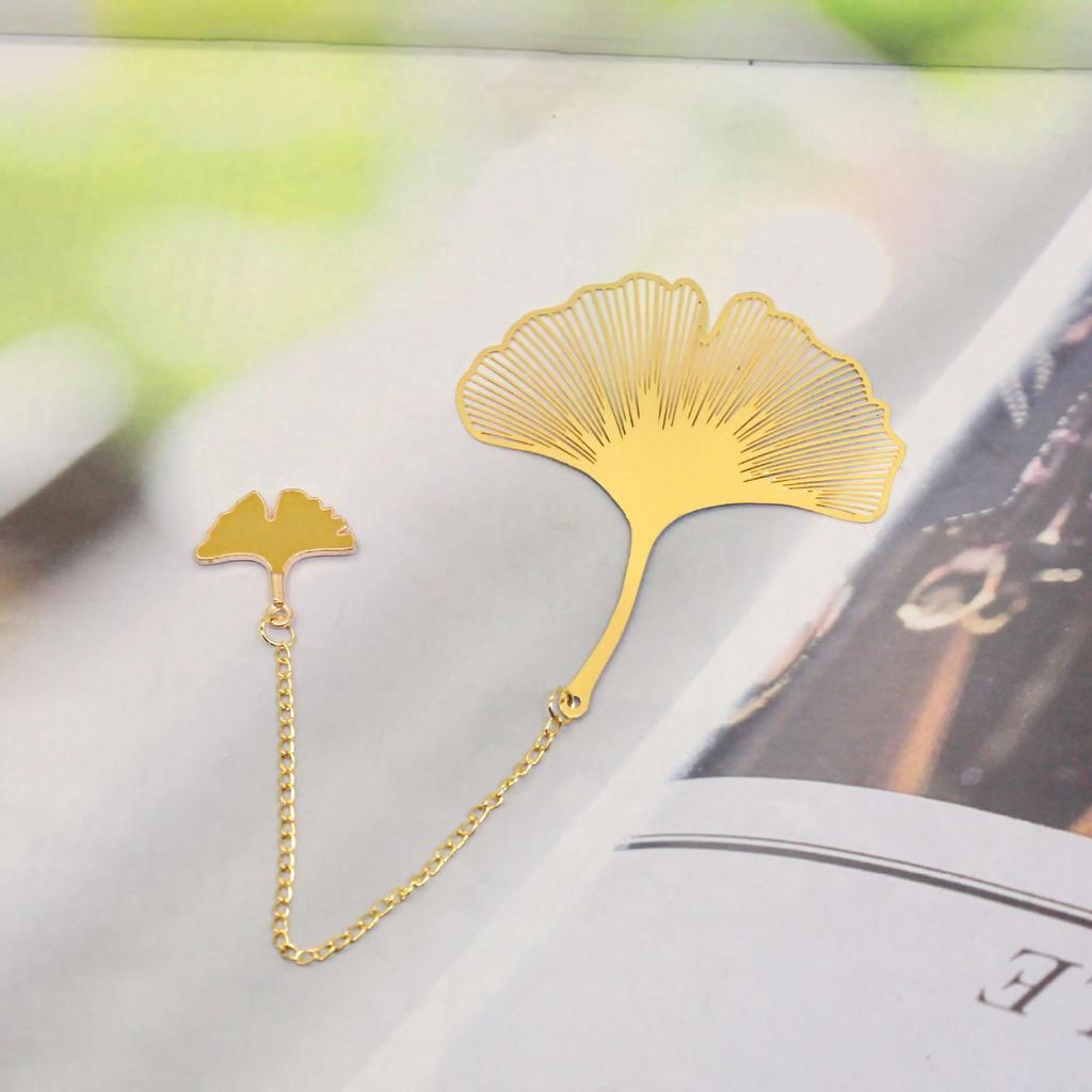 Brass Leaf Vein Metal Bookmarks - Student Stationery & Gifts (2026)