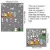 New Christmas Decorations On Tree Branches Owl Wall Stickers Cartoon Glass Stickers Self-adhesive Home Wall Decoration Stickers