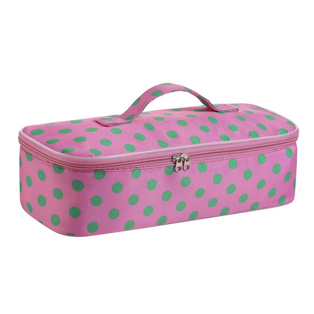 Handbag Blow Dryer Pouch Quilted Cotton Curling Iron Organizer Hair Dryer Bag Bathroom Storage