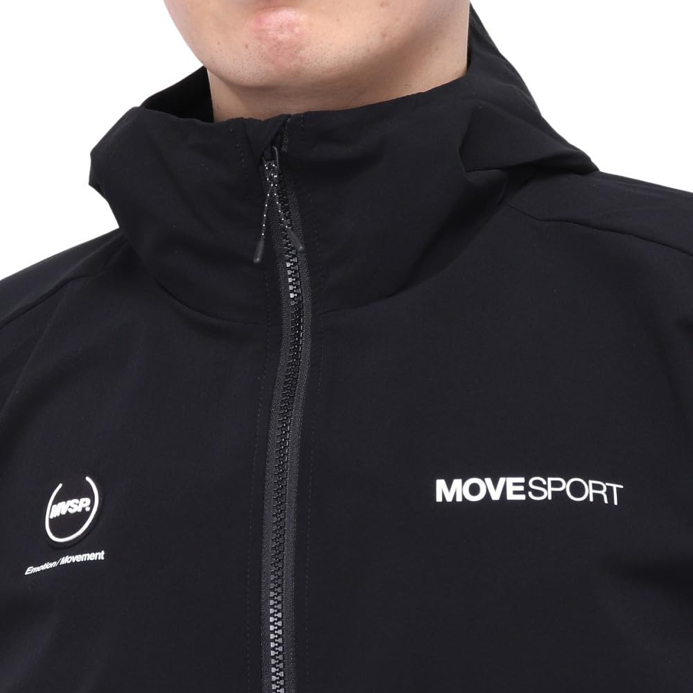 Mikina Cross Descente AIRY TRANSFER s kapucí Light Lip Hood, logem a celopropínacím zipem, kapucí vpředu, strečovou, voděodolnou, tvarově stálou, odolnou proti blednutí, dešti, černá, velikost L