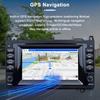 Reakosound Android 2DIN Wireless Carplay AUTO Car Stereo Radio GPS DSP BT Call WIFI Player For Mercedes Benz E Class B200