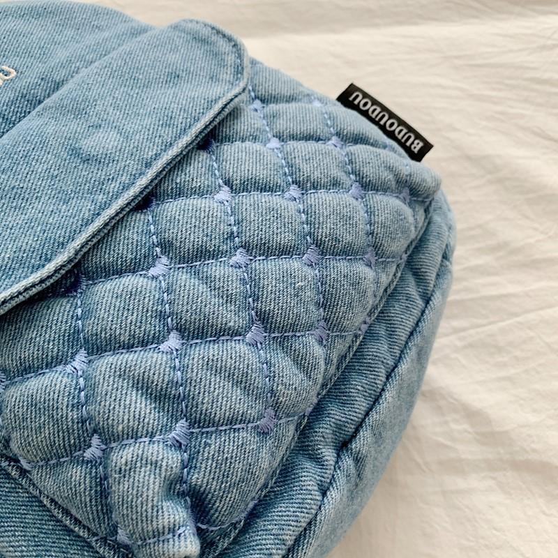 Denim Bag Women's Shoulder Bag Student Commuter Crossbody Bag