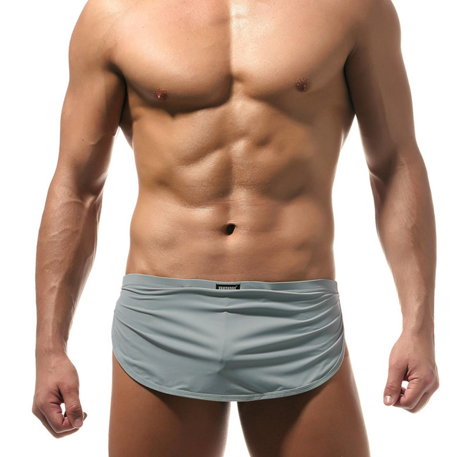 

Мужские мягкие полосатые трусы, трусы, шорты, сексуальное нижнее белье XXL