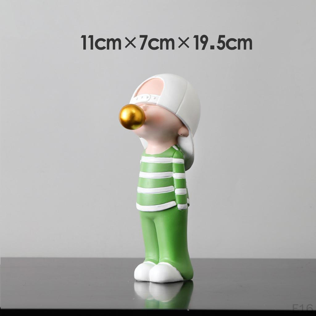 Chic Cartoon Figurine Sculpture Ornament Miniature Statue Bookshelf Crafts