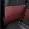 For Cadillac XT5 2025 2026 Leather Car Seat Back Kick Protector Rear Armrest Anti Kick Protect Anti-dirty Pad Auto Accessories