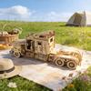 DO-IT-YOURSELF Wooden Truck Miniature Kit 3D P High Quality Durable Design Safe for Children uzzle Imaginative Holiday Birthday Present Toy