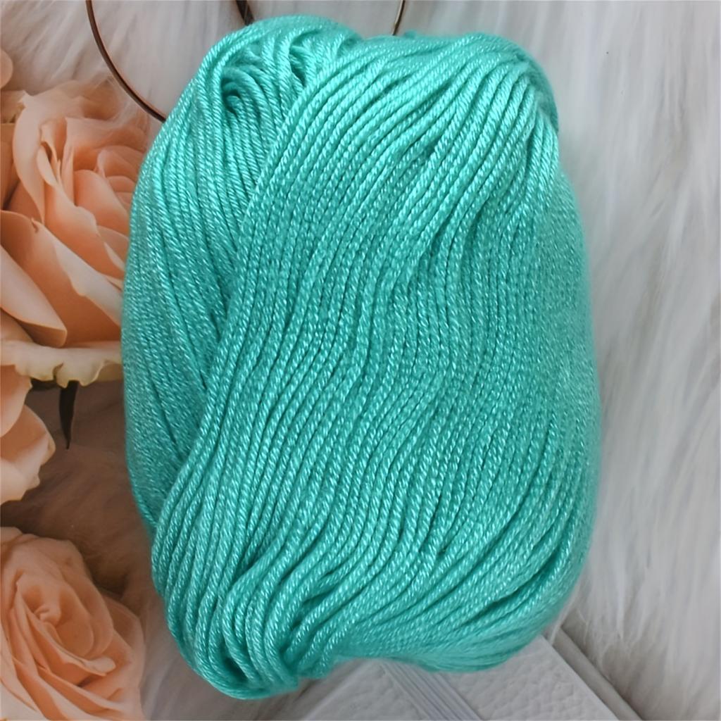 6pcs 300g/10.56oz RayonYarn Soft & Machine Washable Knitting Crochet Yarn for Sweaters Jewelry Making DIY Craft Yarn for Clothing & Accessories