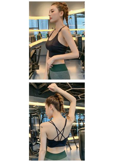 Women's High-Support Shockproof Sports Bra: Shaping Vest Style for Running and Yoga