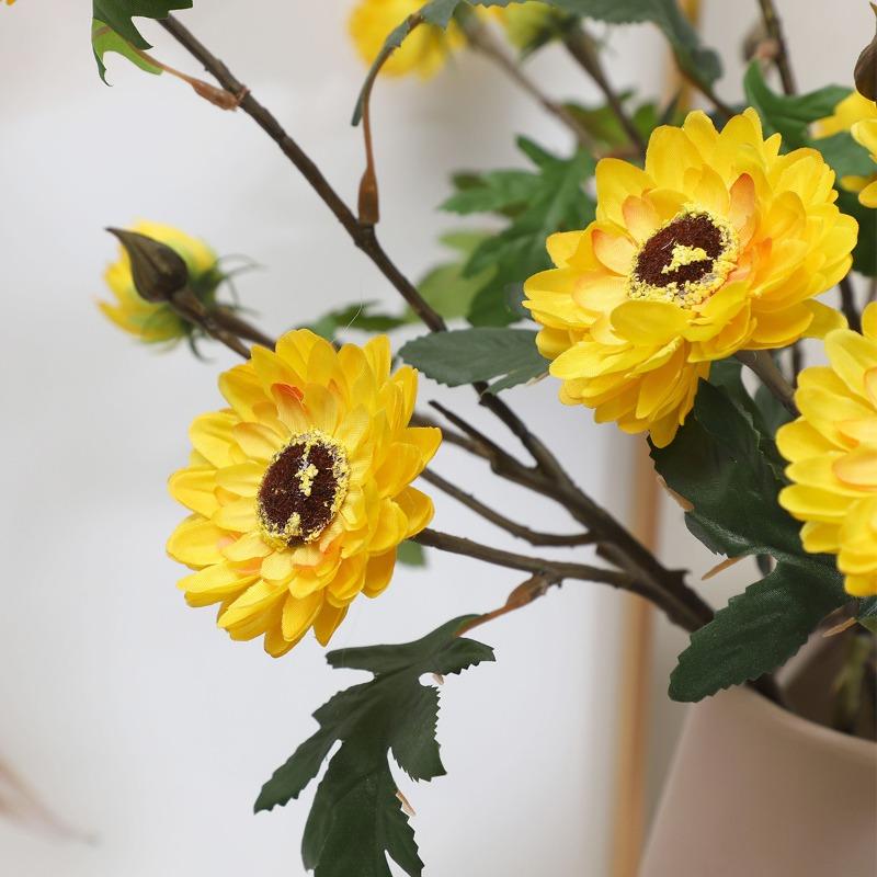 Artificial SunflowersHome Artificial Flower BouquetsTable OrnamentsArtificial Flower Decorations Floral Art