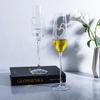 Luxury Diamond Heart Champagne Glasses Set Crystal Glass Highball Cup with Rhinestones Gift Box