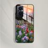 Per OPPO Reno 8 Lite 5G Custodia Cover Reno 7Lite Paraurti per Telefono Custodia in Vetro Temperato Per OPPO Reno7 Lite / Reno8 Lite Fundas Capa