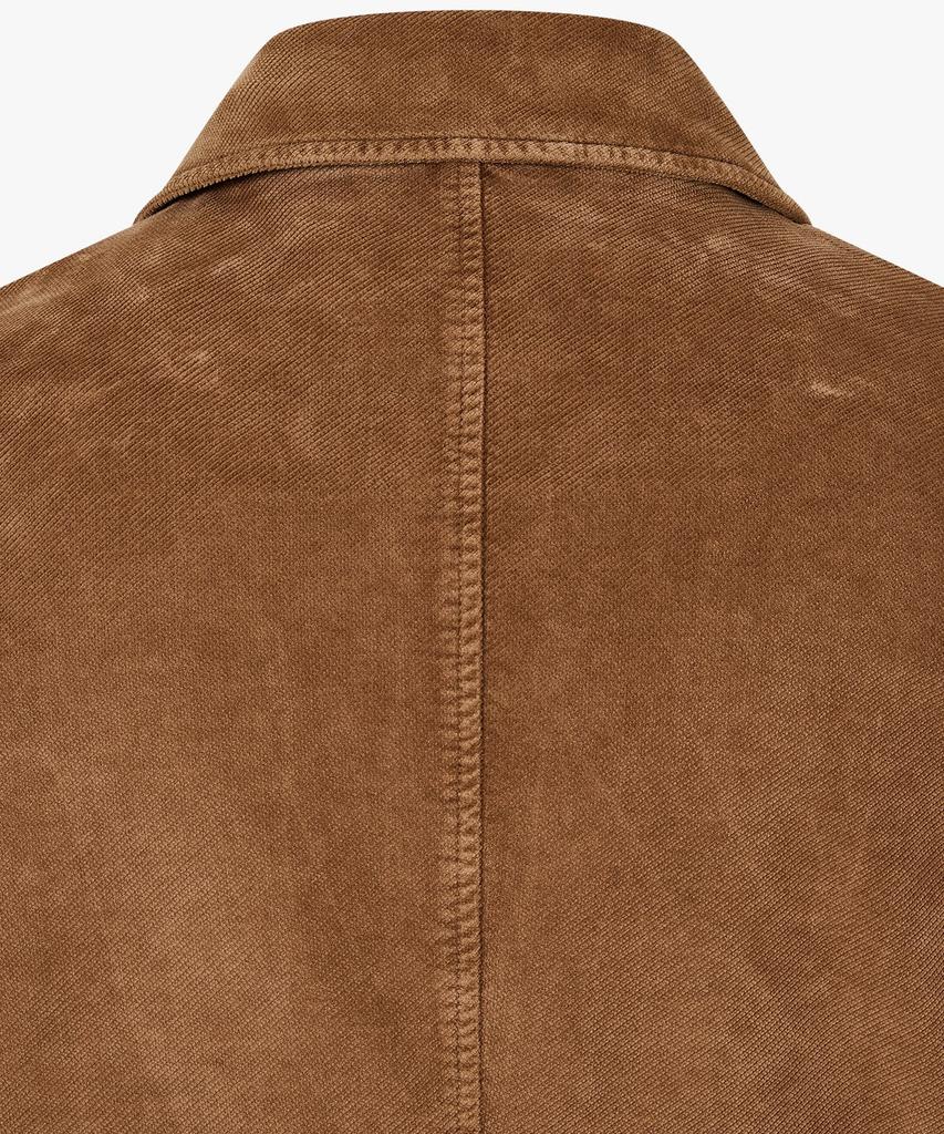 Man On The Boon Waist String Collar Jacket_Brown 4714309003