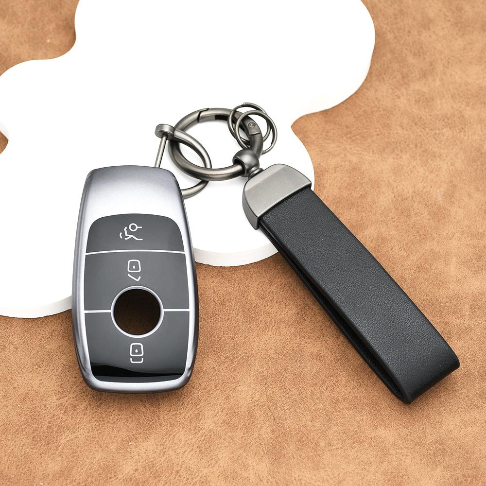 Gun Gray Tpu Shell Remote Car Key Cover Case Cover For Mercedes Benz W213 W222 X167 W177 W205 Amg A C E S G Class Glc Cle Cla